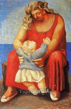 パブロ・ピカソ Painting - 母と子 5 1921年 パブロ・ピカソ